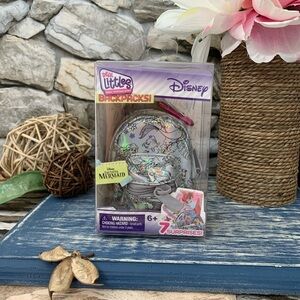 Disney Real Little Mermaid Surprise Hologram Accessories Backpack Doll Moose Toy